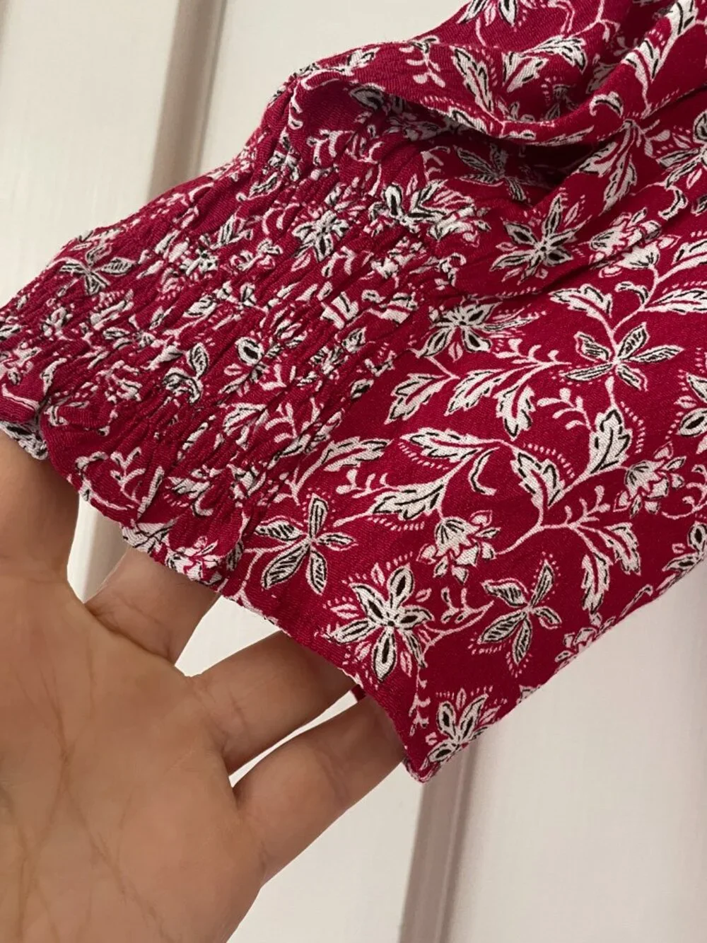 Madewell Floral Puff Sleeve Mini Dress Size 2, NWT - Picture 7 of 8